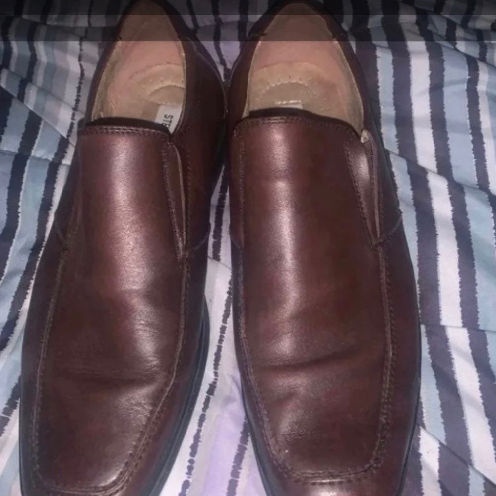 Steve Madden Size 10 Brown Safety Slip on Llafers